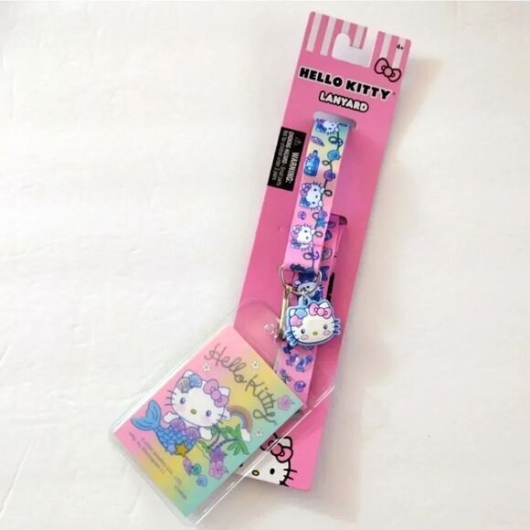 Hello Kitty Mermaid Lanyard and Matching Charm Bracelet Bundle - Picture 2 of 16